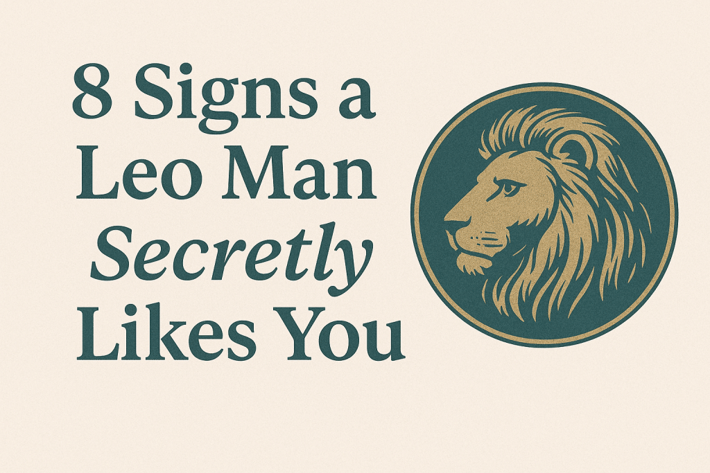 8 Signs a Leo Man Is Crushing Hard (But Hiding It)